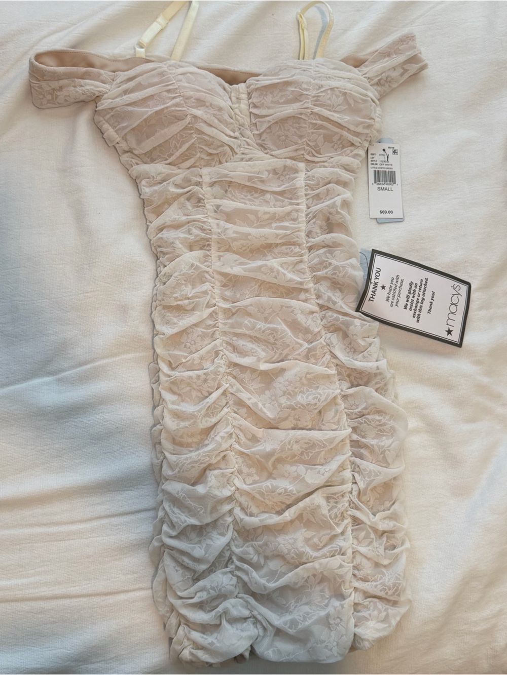 BCX Dress   Bandeau in Nude